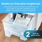 Enfriador de aire portátil Pro Breeze de 5 L, ventilador, humidificador, 3 velocidades, oscilación automática, temporizador, mando a distancia: enfriador de aire evaporativo móvil y potente