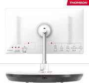 THOMSON Go TV 32 pulgadas (81 cm), televisor Android portátil – HD Ready (1366x768), control por voz, Netflix, Disney, Google, Bluetooth 5.1, Wi-Fi, función hotspot, autonomía de hasta 4 horas