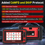 Launch X431 CRP919E Escáner de diagnóstico automotriz bidireccional, codificación de ECU, sistemas completos a nivel OE, FCA, Can-FD/DoIP, más de 31 funciones de restablecimiento (EPB/SAS/AT/ABS/Aceite/TPMS/DPF/IMMO), diagnóstico OBD2, francés.