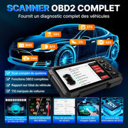 KINGBOLEN S6 Elite Escáner de Diagnóstico Automotriz, Herramienta de Diagnóstico OBD2 en Español para Sistemas Completos con más de 15 Funciones de Reinicio, Control Bidireccional, CANFD y FCA, Actualización Gratuita de por Vida