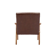 Juego de 2 sillas decorativas de estilo moderno de mediados de siglo con mesa auxiliar