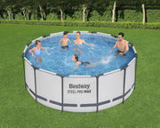 Bestway Set de piscina Steel Pro MAX Redonda 366x122 cm