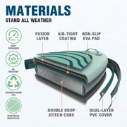 FunWater 320CM y 350CM Tabla de Paddle Surf con accesorios completos, tabla SUP con remo ajustable, bomba, mochila de viaje, correa y bolsa impermeable