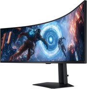 Monitor Samsung Odyssey G91F de 49'' 144Hz, 1ms, panel VA curvo 1000R, DWQHD: 5120 x 1440, 2500:1, AMD FreeSync Premium Pro, Auto Source Switch +, soporte ajustable, DisplayPort, HDMI, LS49FG916EUXEN