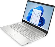 HP 15s-eq2002sf Ordenador portátil 15,6" FHD (AMD Ryzen 5 5500U, RAM 8 GB, SSD 256 GB, AMD Radeon Graphics, Windows 11), portátil plateado, teclado AZERTY