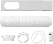 SUNTEC Aire acondicionado portátil Impuls 2.6 Eco R290 – Aire acondicionado móvil y silencioso con tubo de escape – Enfriador y deshumidificador para habitaciones de hasta 34 m² – Refrigeración móvil para hogar y oficina – 9.000 BTU | 2600 vatios