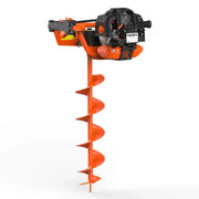 Motoperforadora de gasolina Fuxtec FX-EB152, 3 HP, 3 brocas de 100, 150 y 200 mm, ventana de control de aceite única, ahoyadora
