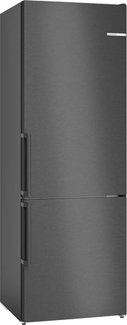 Refrigerador Bosch serie 4, 440 l, acero inoxidable