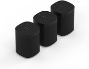 Altavoz inteligente Sonos One, negro – Altavoz Wi-Fi inteligente con control por voz Alexa, Google Assistant y AirPlay – Altavoz multiroom para streaming de música ilimitado