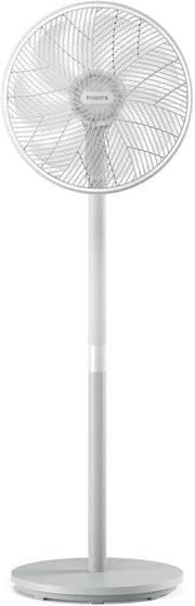 Ventilador PHILIPS Serie 2000. Potente y súper silencioso con tecnología SilentWings. 19 dB. Ventilador 2 en 1 de mesa y pie. Inclinación y oscilación ajustables. Temporizador de 12 horas. Blanco (CX2550/00)