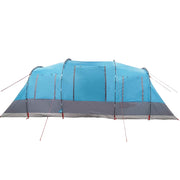 Tienda de campaña túnel para 4 personas impermeable azul 2025 V6491