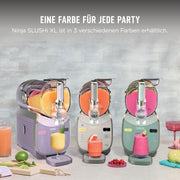 Máquina para granizados Ninja SLUSHi XL con tecnología SlushAssist, gran capacidad de 3,7 l (capacidad máxima de llenado de 2.840 ml), para granizados, cócteles congelados y más, color moca FS601EUBR