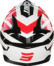 SHOT, Casco de motocross PULSE revenge blanco rojo negro brillante, XL