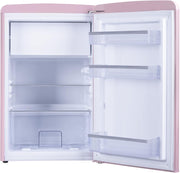 Frigorífico/Congelador Retro Amica KGC 15632 T / Azul hielo (Turquesa) / 144 cm (Al) x 55 cm (An) x 62 cm (Pr) / Diseño retro / Frigorífico con congelador