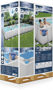 Conjunto de piscina rectangular de 9,56 m x 4,88 m x 1,32 m (31'4" x 16' x 52")
