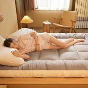 Colchón futón plegable grueso, colchón tatami japonés enrollable para camping, dormir en el suelo, juegos de niños, portátil, duradero y cómodo