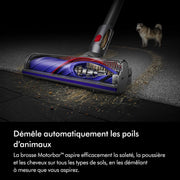 Aspirador sin cable Dyson V8 Advanced, 130 AW, hasta 40 min de autonomía, cepillo motorizado anti-enredos, elimina el pelo de mascotas, aspirador de mano y suelo