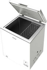 Cecotec Congelador Horizontal Bolero CoolMarket Chest 142 Blanco E, Capacidad 142 L, Modo Inverter Plus, Función Dual, Congelación Rápida, Cesta Interior, Control Electrónico, Clase E