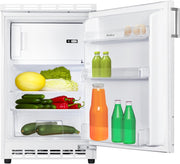 Frigorífico integrable bajo encimera Amica, panelable para nicho de 81,5 cm, control electrónico, compresor inverter, iluminación LED, alarma de puerta abierta, 82 litros