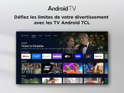 TCL 40V5C – TV QLED Direct LED Smart Full HD 40" con Android TV y HDR - Compatible con Google Cast y Google Home, diseño delgado
