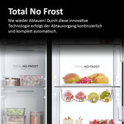 Frigorífico americano Haier HSW79F18DIPT I Frigorífico Side by Side con dispensador de hielo, Total No Frost, Wi-Fi y App I 177,5 x 90,5 x 72,6 cm I 601 L de capacidad útil y conexión a toma de agua
