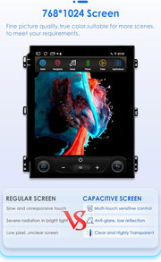 Autorradio Android 14 con pantalla vertical de 9,7" para Peugeot 407 2004-2011, compatible con Carplay / Android Auto, mandos en el volante, WiFi, 4G, AM/FM, 4 núcleos, 2GB de RAM