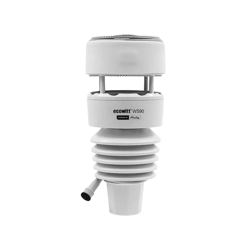 Estación meteorológica inteligente WS90 7 en 1 Bluetooth Zigbee solar IPX5 medición de rayos UV, lluvia, viento y temperatura