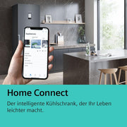 SIEMENS KG39EAICA iQ500 Kühl-Gefrier-Kombination, 201 x 60 cm, 249 L Kühlen + 94 L Gefrieren, LowFrost seltener abtauen, LED-Beleuchtung gleichmige Ausleuchtung, BigBox Platz für groes Gefriergut