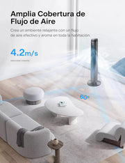 Enfriador de aire PELONIS con refrigeración por agua, aire acondicionado portátil, ventilador de 5L con refrigeración por agua, humidificador de aire con mando a distancia, 355m³/h, aire acondicionado sin tubo de escape