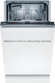 Lavavajillas inteligente Bosch Serie 2 SPV2IKX10E, totalmente integrable, 45 cm de ancho, cesta para cubiertos, secado extra con solo pulsar un botón, InfoLight punto de luz rojo en el suelo, protección AquaStop contra daños por agua, blanco