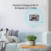 EZVIZ CP7 2K Videoportero Inteligente, Monitor Táctil de 7 Pulgadas, Desbloqueo Remoto, 2 Hilos, Detección Humana, Opción RFID, Audio Bidireccional, Visión Nocturna, Resistente al Agua, WiFi de Doble Banda