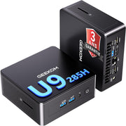 GEEKOM IT15 Mini PC IA, el más potente con Intel Core Ultra 9 285H (15.ª gen.) | 32 GB DDR5 y 2 TB SSD | GPU Intel Arc 140T 99 TOPS | Wi-Fi 7 | Pantalla cuádruple 8K | Windows 11 Pro para IA, gaming y creación