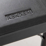 Mesa plegable redonda negra para 8 personas