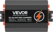 VEVOR Cargador de batería CC a CC 12 V 60 A 750 W para baterías de plomo-ácido, litio, AGM, GEL, fácil de instalar, cargador inteligente multietapa para automóviles, vehículos recreativos, camiones, barcos