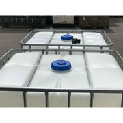 Contenedor IBC de 330 galones de grado alimenticio | Agua potable, recipiente para recolección de agua de lluvia