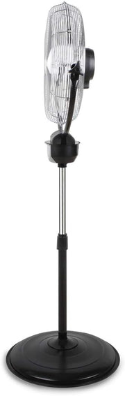 Orbegozo PWS 3050 - Ventilador industrial 2 en 1: ventilador de pie y de pared, función de oscilación, mando a distancia, 50 cm de diámetro, tres velocidades, altura ajustable hasta 140 cm, 120 W de potencia