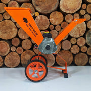 Trituradora de jardín eléctrica Forest Master FM4DDE 2800 W 4 HP para ramas, hojas y madera