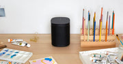 Altavoz inteligente Sonos One, negro – Altavoz Wi-Fi inteligente con control por voz Alexa, Google Assistant y AirPlay – Altavoz multiroom para streaming de música ilimitado