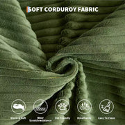 Sofá Cama Convertible 5 en 1, Sofá Cama Modular de Pana de 78.8" con Estructura Robusta, Futón Multifuncional para Espacios Pequeños, Sala de Estar y Habitación de Huéspedes