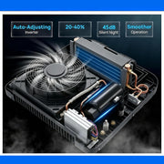Aire acondicionado para vehículos recreativos, 6142 BTU, aire acondicionado de techo para RV con calefacción y refrigeración, para camiones, campers, autocaravanas, caravanas, remolques y casas rodantes