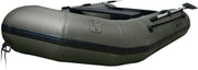 Bote inflable Fox EOS 250 verde de 2,50 m, embarcación neumática para pesca de carpas y siluros, bote de pesca, bote para carpas, bote para el despliegue de aparejos