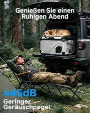 Nevera portátil de compresor AAOBOSI 45L de doble zona hasta -20℃, carcasa de acero inoxidable e interior de aluminio, 12/24V CC y 230V CA, nevera de compresor para coche, barco, camping y todoterreno