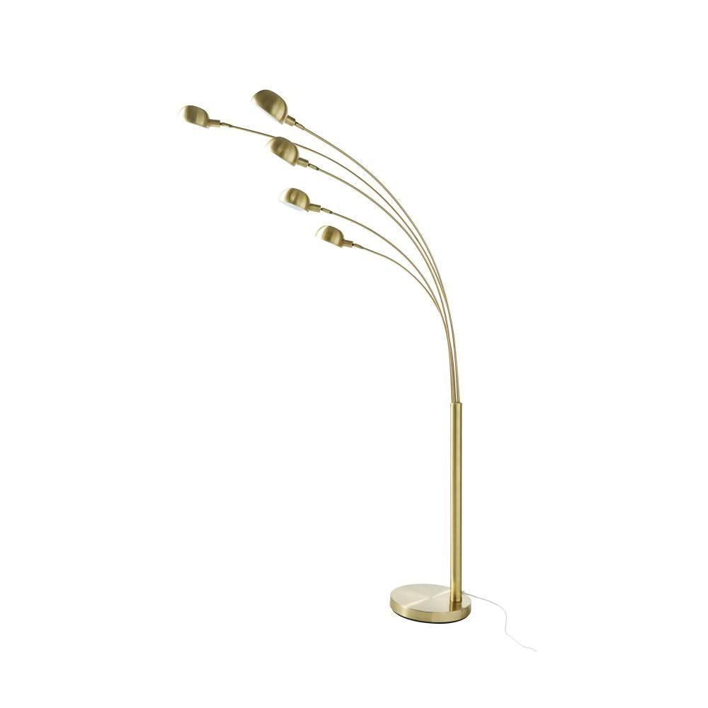 Lámpara de pie de metal dorado A210 estilo contemporáneo metal Maisons du monde