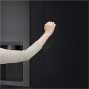 Frigorífico Side by Side LG GSGV81PYLL, Clase E, 635 L, Instaview, frigorífico con congelador, dispensador de hielo, hielo picado y agua, Total NoFrost, compresor Smart Inverter, Wi-Fi
