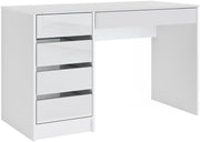 Tocador Vicco Sherry, blanco de alto brillo, 120 cm sin espejo