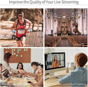 FEELWORLD LIVEPRO L1 V1 Mezclador de video multicámara, conmutador de mezcla de video con pantalla LCD de 2 pulgadas, 4 entradas HDMI, salida USB 3.0, producción en tiempo real, transmisión en vivo, ligero