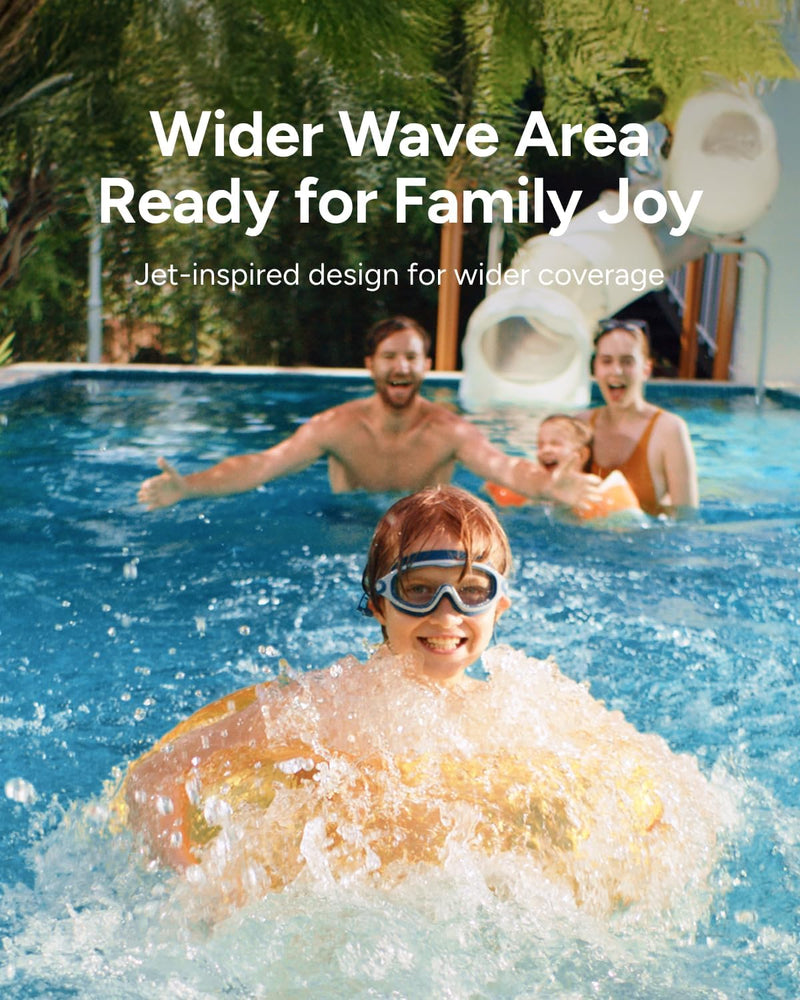 iGarden Swim Jet Serie P, inversor de 450 GPM, sistema de nado contracorriente con 5 modos de onda, máquina de chorro de nado para piscinas enterradas, entrenamiento o diversión, pantalla táctil completa, control por aplicación