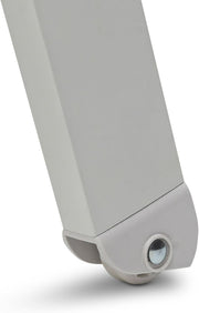 Tumbona de jardín IDIMEX ESPIRITU, altura regulable, color blanco crema – Tumbona de sol con cabezal ajustable de aluminio y textilene resistente a los rayos UV, para terraza, balcón, jardín, tumbona de relax para exterior