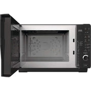 Microondas Bauknecht ExtraSpace Crisp MW 427 SL con grill, sin plato giratorio, 800 W, 1000 W, 25 L, función de cocción al vapor, AutoClean