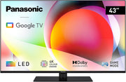 Panasonic TN-43W70AEZ, Serie W70 de 43 pulgadas, Smart TV LED 4K Ultra HD, 2024, Asistente de Google, Chromecast, Dolby Vision y Atmos, Modo Juego, Bluetooth, para una experiencia visual excepcional